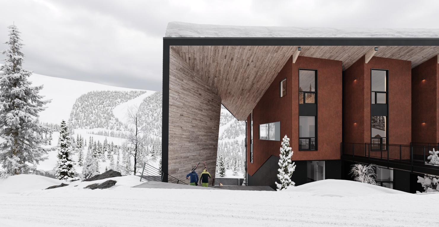 Ski condos made for play with views of ski runs as a backdrop